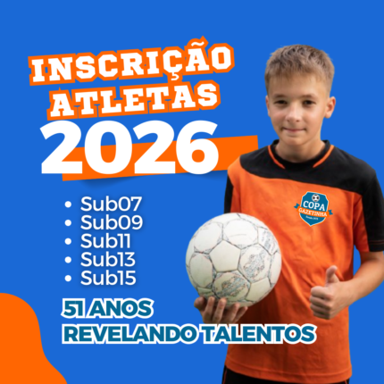 Inscrição Atletas Gazetinha 2026